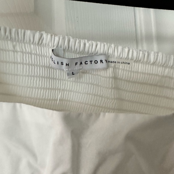 NWT peplum puff sleeve top - Picture 2 of 5